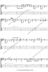A Whole New World Fingerstyle Tabs - Disney Alladin | Dondee's Guitar