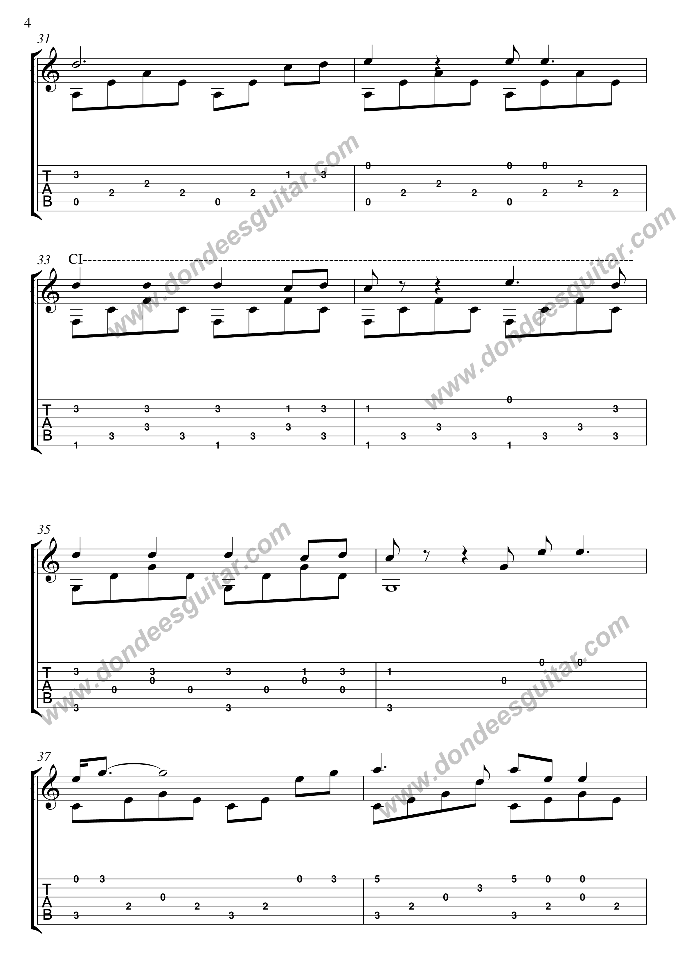 All Of Me Fingerstyle Tabs