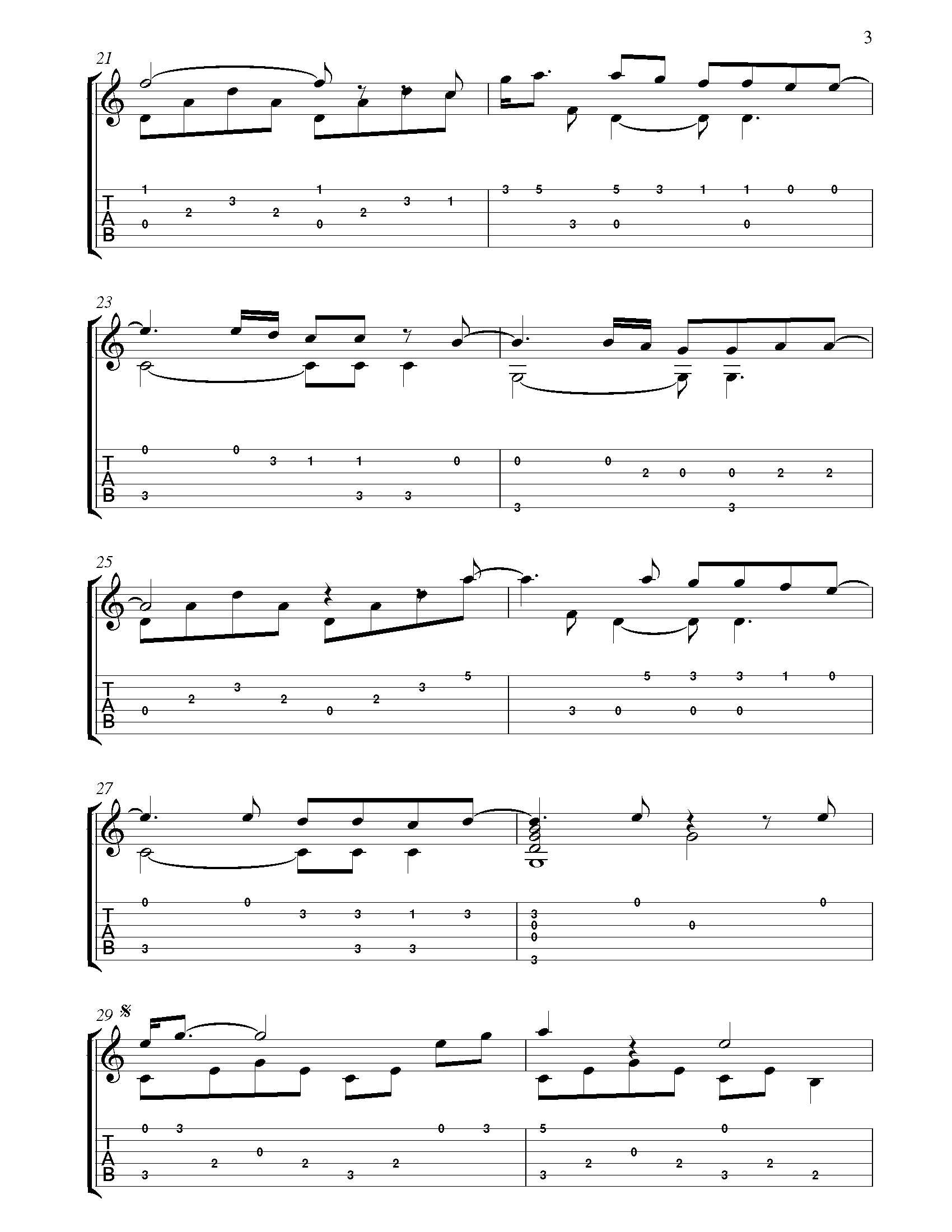 All Of Me - John Legend  Fingerstyle Guitar Tab 