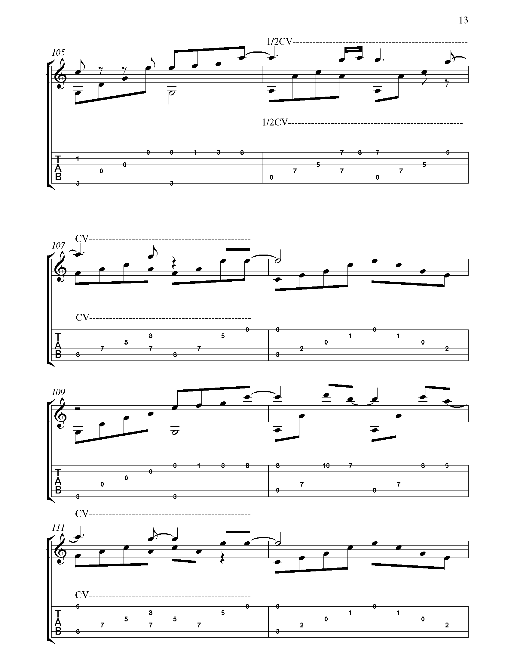 All Of Me Fingerstyle Tabs