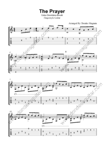 The Prayer Fingerstyle Tabs