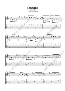 Daniel Fingerstyle Tabs