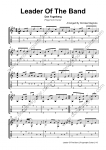 Leader Of The Band Fingerstyle Tabs